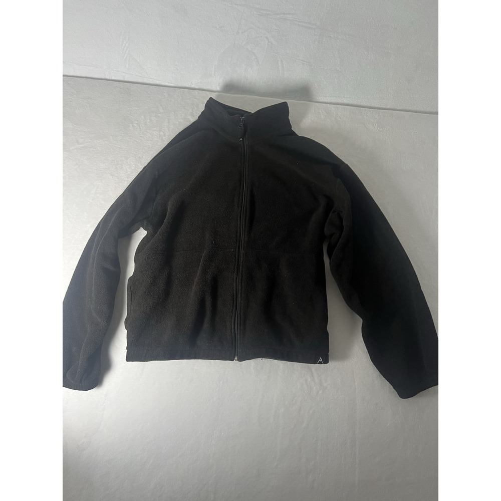 Avalanche Wear Men’s Fleece Jacket Sweater Zip Up Black Outdoor Size XL